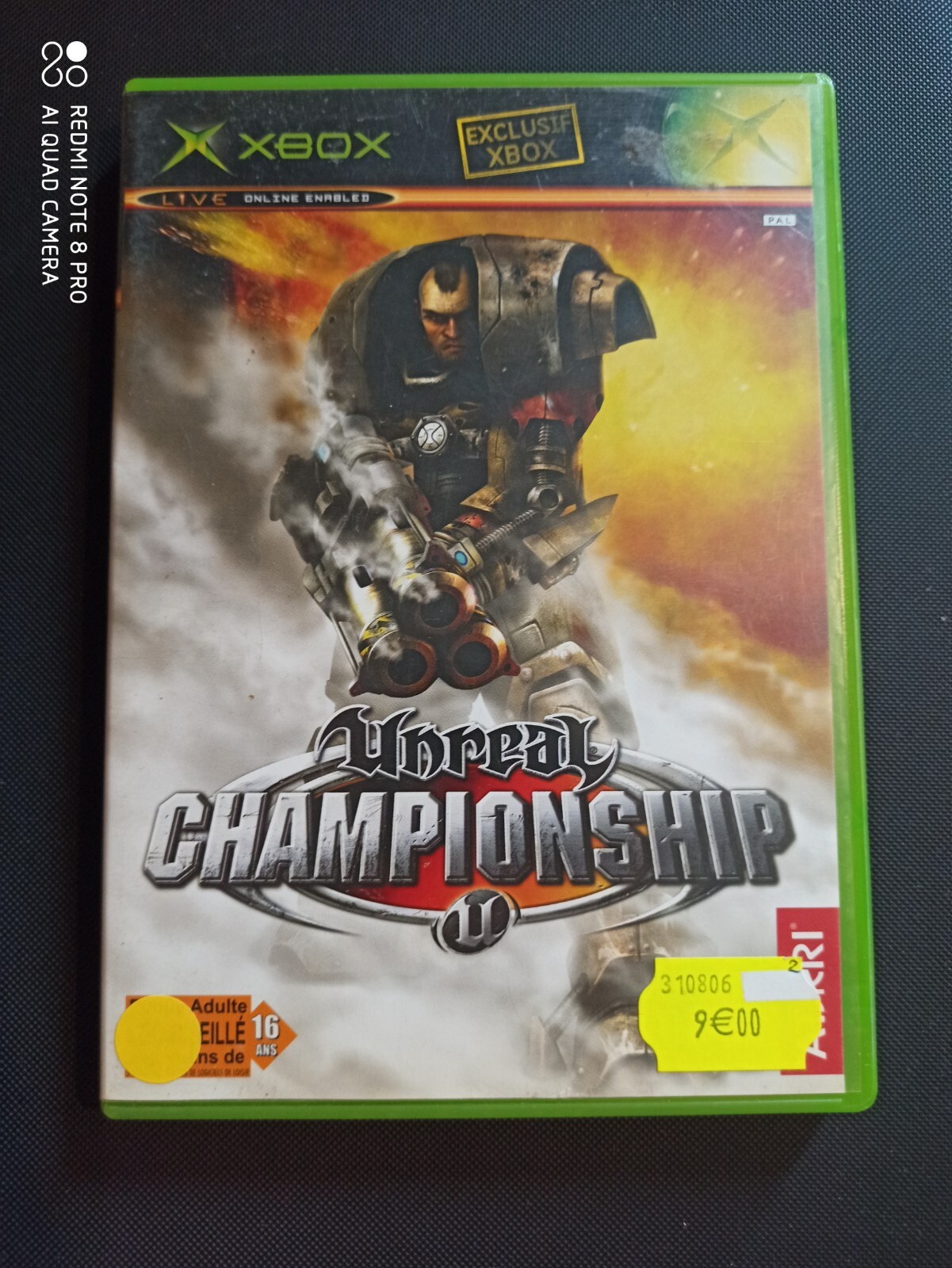 UNREAL CHAMPIONSHIP JEU XBOX AVEC NOTICE TBE (VOIR PHOTOS) FONCTIONNEL