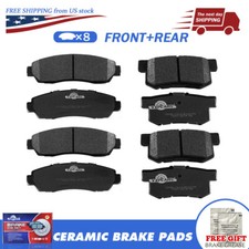 Front + Rear Ceramic Brake Pads For 2007-2009 Acura RDX 2010-2012 Acura RDX AWD