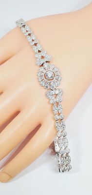 ILU Stunning 925 Sterling Silver Tennis Bracelet 7.5''  (72)