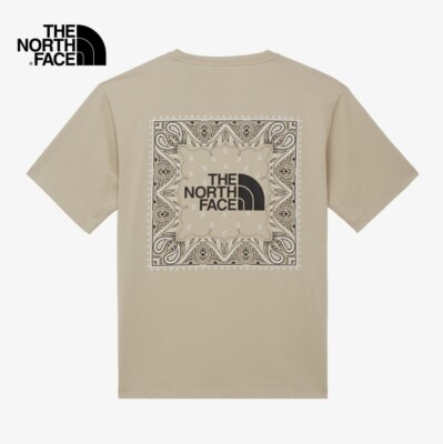 The North Face Korea M'S BANDANA S/S R/TEE SHORT BEIGE NT7UR13