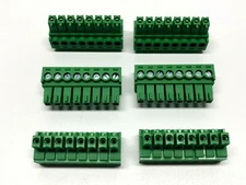 Phoenix Contact Speaker Connector 8 Pin 3.81mm PCB Terminal Block Set of 6
