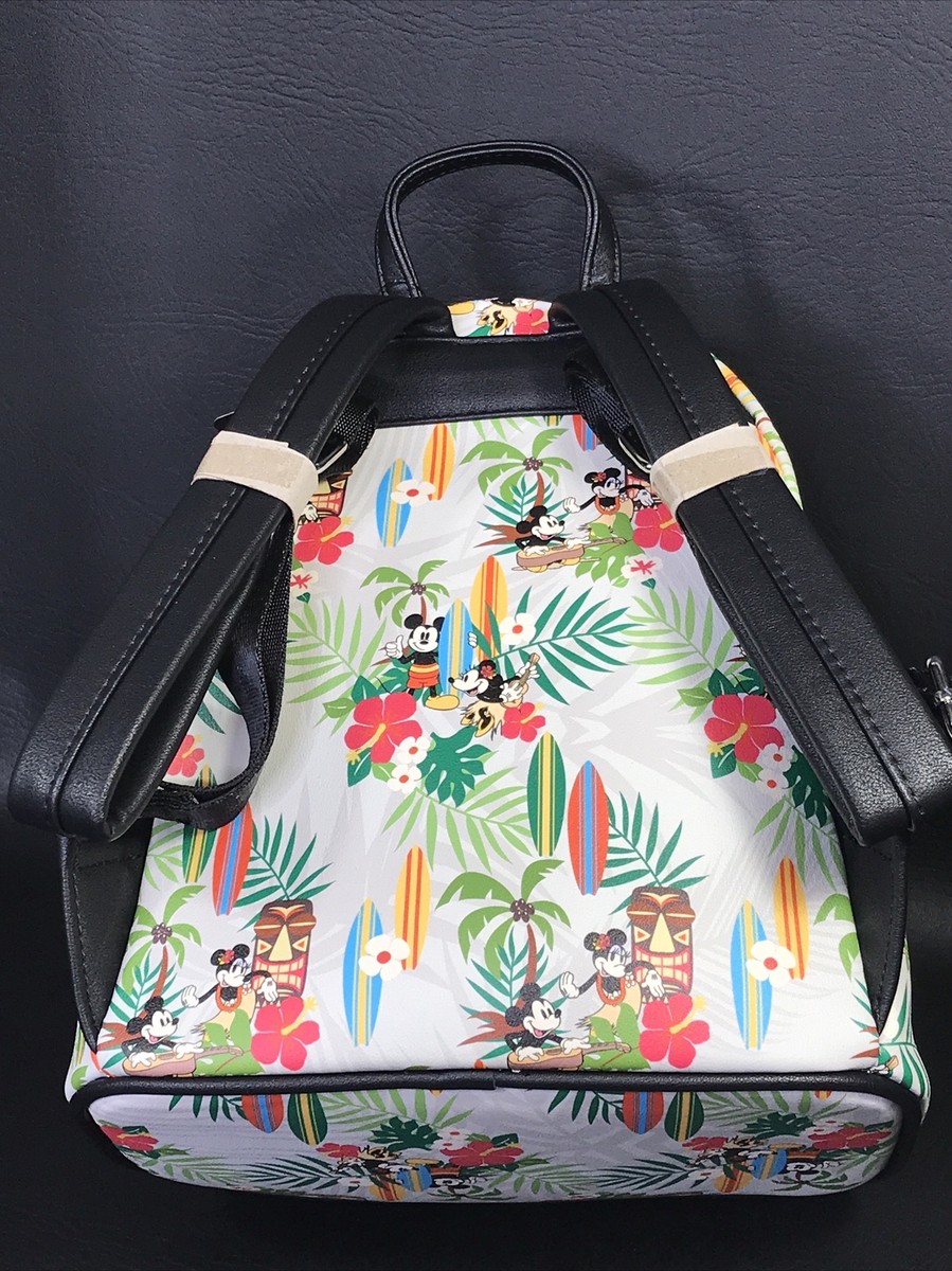 Loungefly Disney Mickey & Minnie Mouse Tropical Surfboards  display picture 2