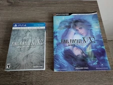 Final Fantasy X & X-2 HD Remaster PS4 + Bradygames Official Strategy Guide 