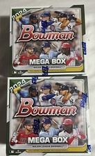 LOT OF 2!!!  2024 TOPPS BOWMAN MLB Baseball MEGA BOX. FACTORY SEALED -