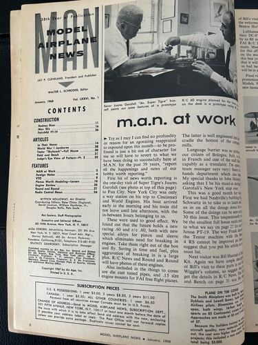 6 revistas de noticias modelo avión 1968 a 1974 diferentes Everything Planes L@@K - Imagen 3 de 8