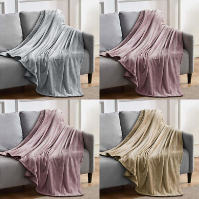 Flanell Überwürfe 150X200CM Schlafsofa Überwurf Super Weich Plüsch Feel Decke