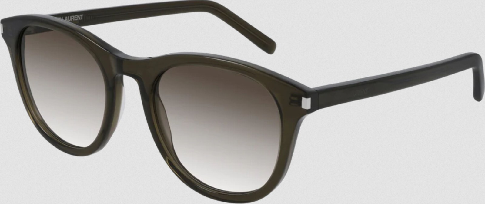 Occhiali da sole SAINT LAURENT SL401 007 53mm verde traslucido nuovi Italia unisex