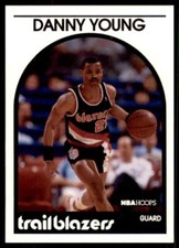 1989-90 NBA HOOPS Trading Card 🏀 DANNY YOUNG #71 😎 Portland Trail Blazers 🤩