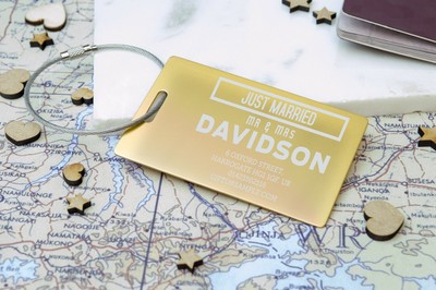 personalised suitcase tags