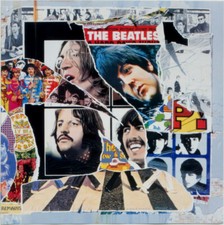 THE BEATLES "Anthology 3" New Original 1996 US Promo Cardstock Poster Flat MINT