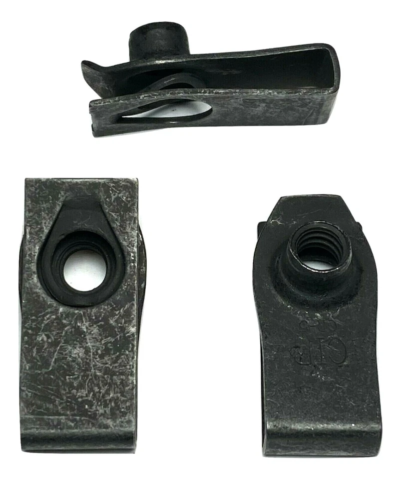 1/4" Body Bolts & U-Nut Clips 1/4-20 x 15/16" (25 Pcs Each) #1606 (1356/864) OAS Foto 4 de 4