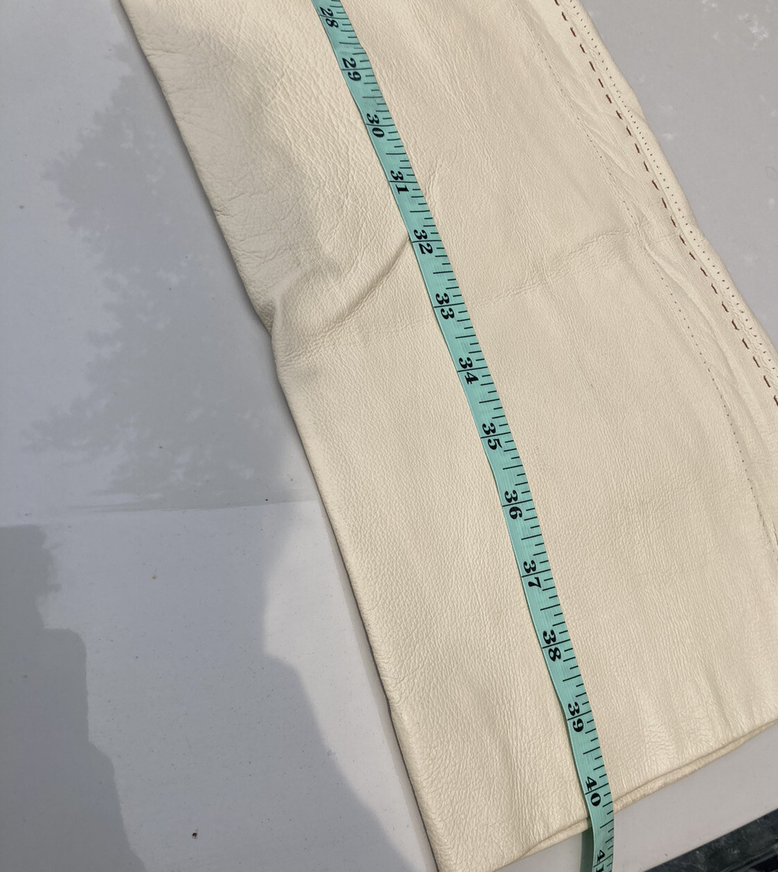 Newport News Easy Style Tan Leather Pants eBay