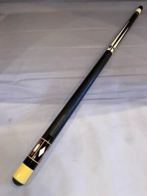 Huebler Cue Ebony and ivory Old cue Used | eBay