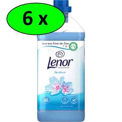 6x Lenor Weichspüler | Sorte: Aprilfrisch | 6 x 1.700ml für 6 x 68 Wäschen