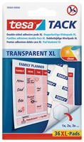 2X Tesa Tack Xl 59404 Doppelseitige Klebepads Je 36 StüCk Klebepunkte ( 72 )
