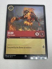 Scar - Fiery Usurper - 122/204 - Common Lorcana The First Chapter NM