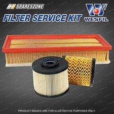Wesfil Oil Air Fuel Filter Service Kit for Peugeot 508 2.0L HDi 2011-On