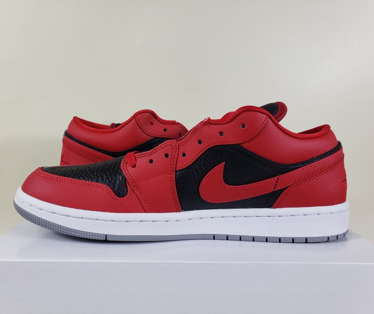 Nike Air Jordan 1 Low SE Split Grey Red DR0502-600 Womens Size 11.5/ Mens 10 WMNS) Air Jordan 1 Low SE  main image 2