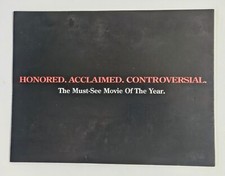 1992 JFK VHS Release Video Store Owner Promo Sell Sheet Kevin Kostner