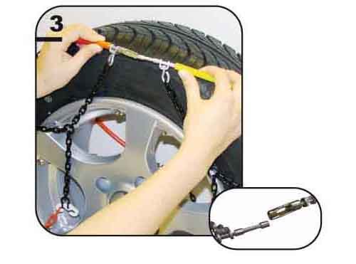 New 16mm Heavy Duty Snow Chain  20 Wheels 4x4 Van Car Motorhome 265/50-20 TXRPRO main image 0