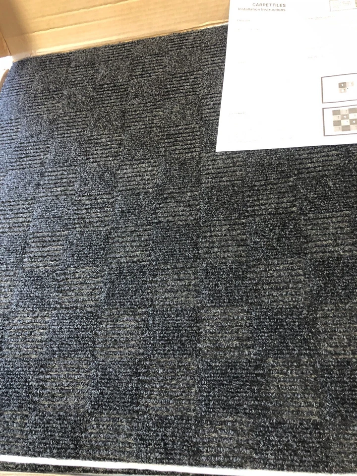 mohawk (15) 24”x24”grey carpet tile - Image 2 of 4