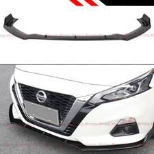 FOR 2019-2022 NISSAN ALTIMA JDM GLOSSY BLACK FRONT BUMPER LIP SPOILER SPLITTER
