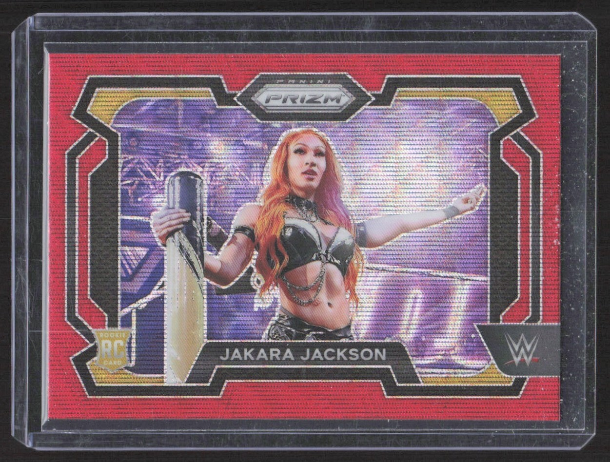 2024 PANINI PRIZM WWE RUBY WAVE PRIZM JAKARA JACKSON RC #12