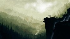 Landscape nature japan waterfall asia Custom Gaming Mat Desk