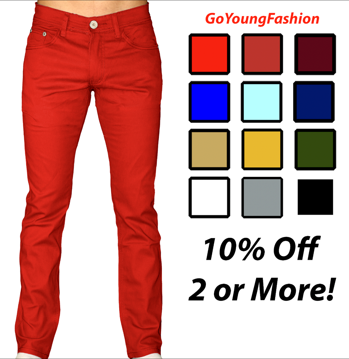 mens trousers extreme skinny chino pants