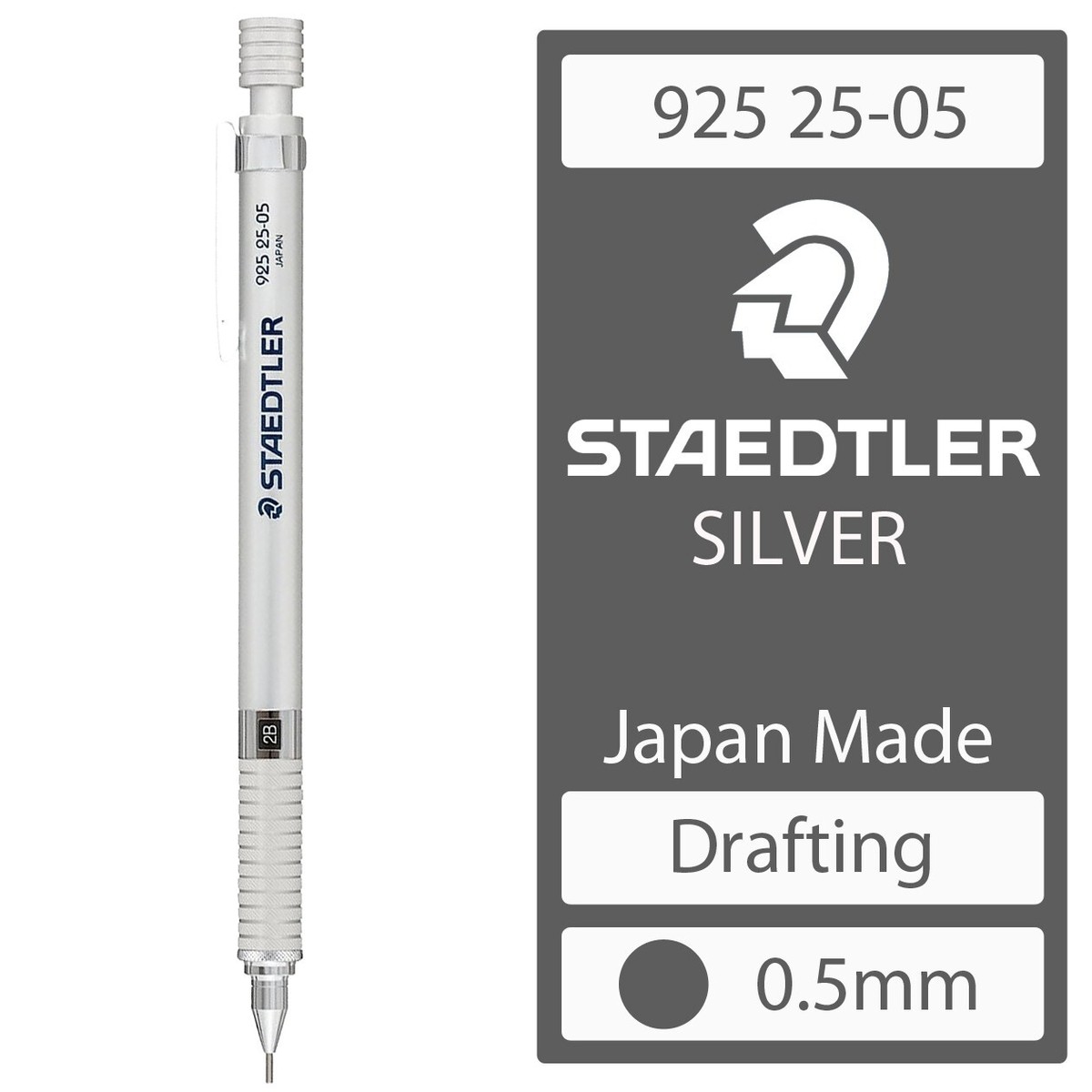 STAEDTLER 925 25 Drafting Mechanical Pencil 0.3/0.5/0.7/0.9/1.3
