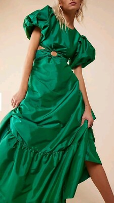 hansen and gretel green dress Primrose Fern Long Small Free People YGroup_Y20391OMYT