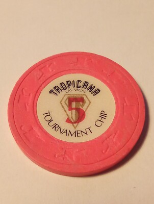1990s TROPICANA CASINO LAS VEGAS, NEVADA HARD TO FIND $5.00 NCV CHIP BOOKS $200!