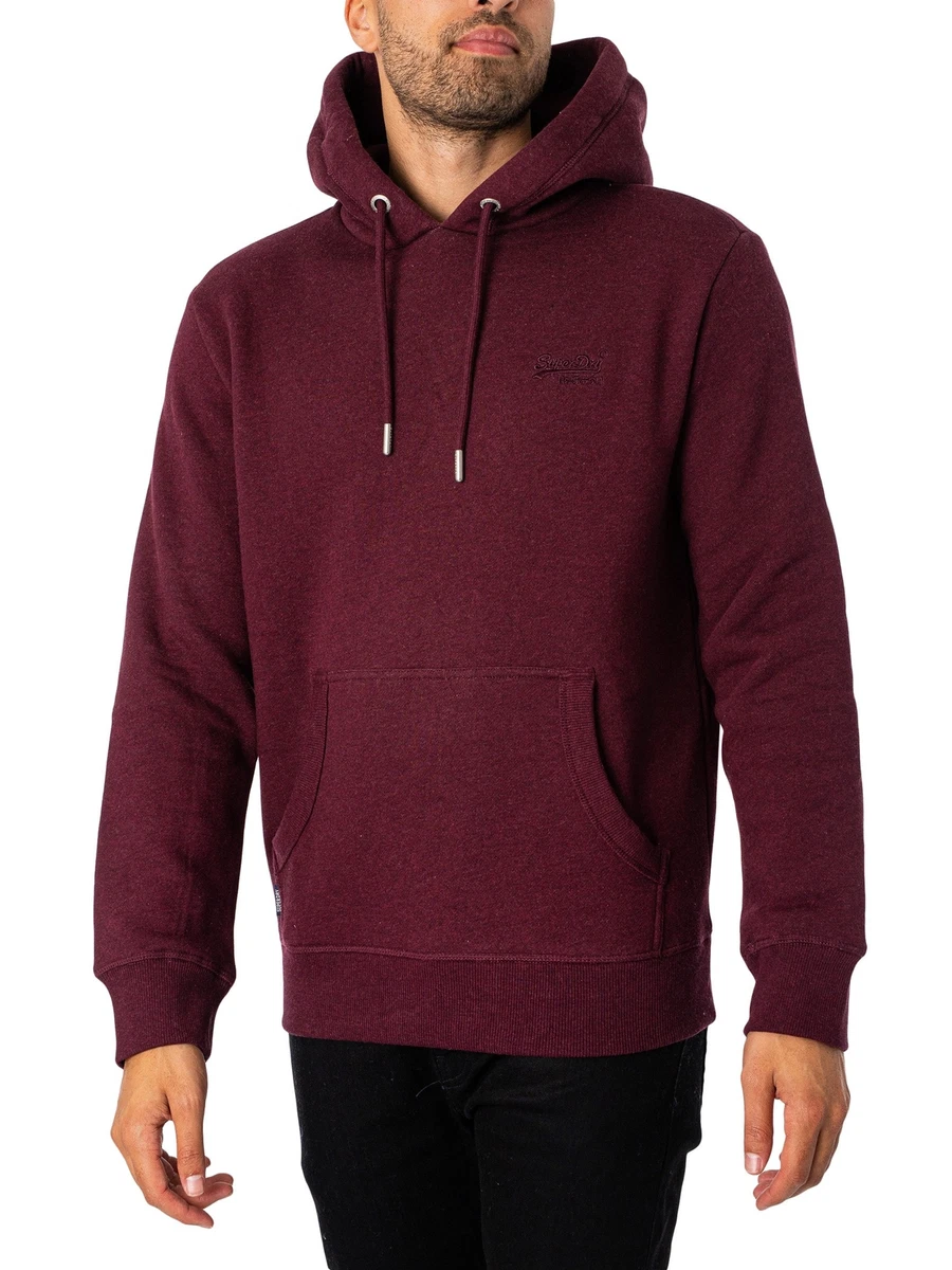 Superdry Men s Essential Logo Pullover Hoodie Red