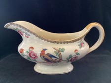 Antique  F. Winkle & Co. Wheildon Ware "Pheasant" gravy