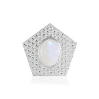 Cavill Damen AnhäNger 14,5Ct Mondstein Regenbogen Oval Silber 925