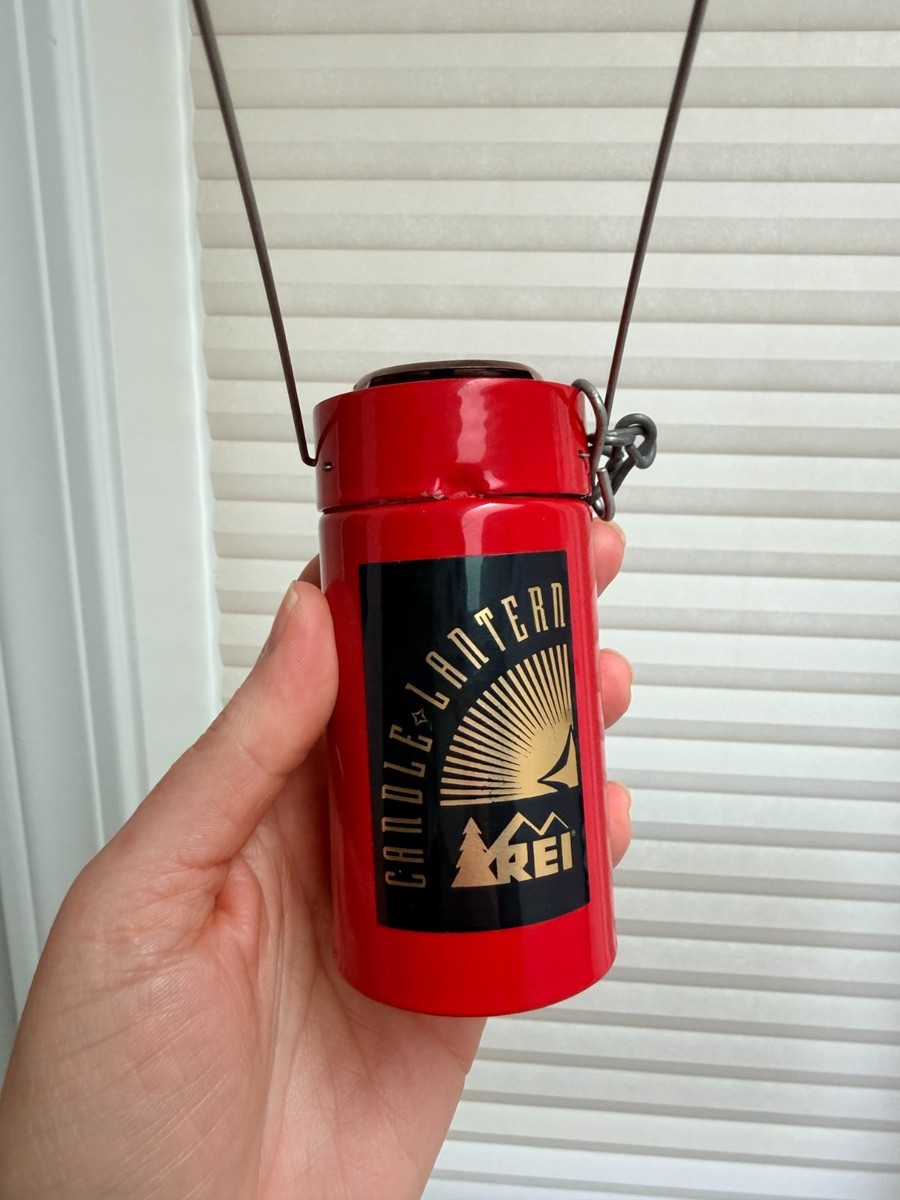 REI Original Candle Lantern Camping Made in USA UCO Vintage Red