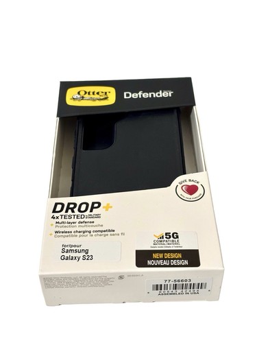 Custodia cellulare Otter Box Defender Samsung Galaxy S23 NERA - NUOVA - Foto 8 di 9