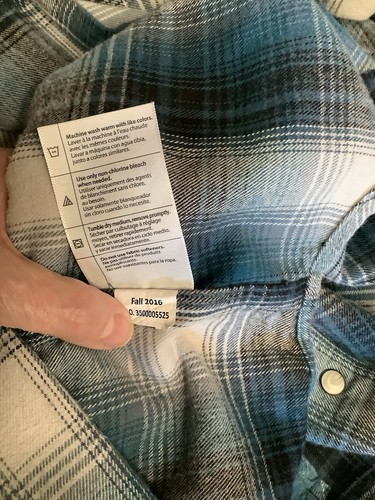 Vintage Carhartt Flannel Relaxed Fit Herren L/S Workwear Hemd Blau 2XL TOP - Bild 6 von 7