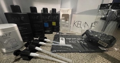 KEUNE PROFESSIONAL HAIR BLEACH & COLORING SYSTEM All ACCESSORIES INCLUDED!