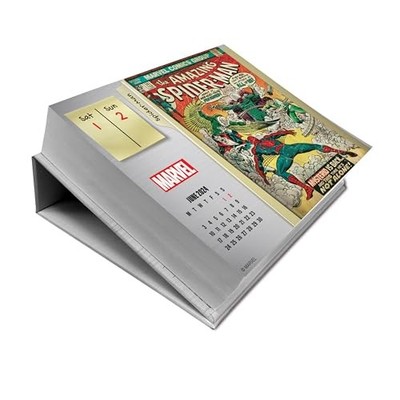 Marvel 2024 Desk Calendar, Page A Da... by Danilo Promotions Lt Diary or journal