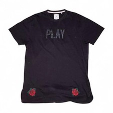 Play Cloths Men's Black Graphic Logo Crew Neck Short Sleeve T-Shirt Size XL
