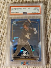 2023 ETHAN SALAS BOWMAN DRAFT SAPPHIRE EDITION ROOKIE #BDC1 GEM MINT PSA 10 A