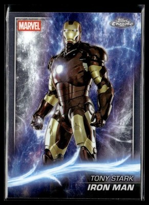 2025 Topps Chrome Marvel Phase One Tony Stark Iron Man #1