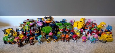 Riesiges Paw Patrol Spielzeug Konvolut - 31x Fahrzeuge & 30 Figuren - Riesiges Kinderspielzeug Restposten!