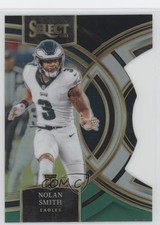 2023 Panini Select Premier Level Black & Green Prizm Die-Cut Nolan Smith 14ll