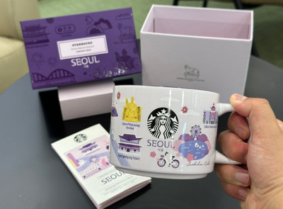 Starbucks Korea  Annyeong Seoul Mug 12oz