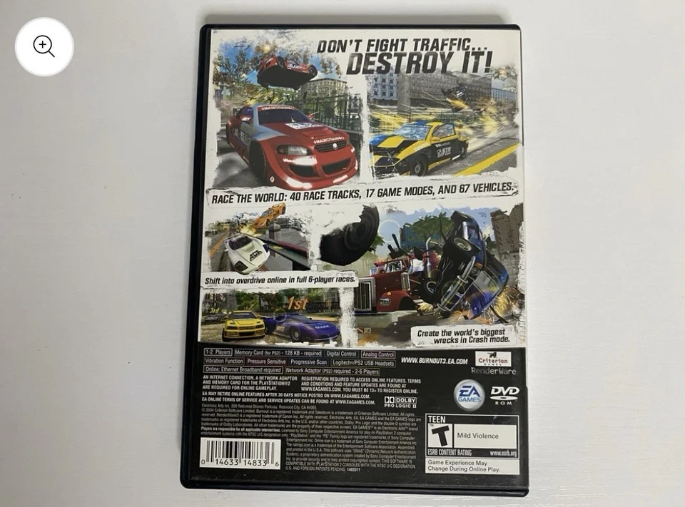 Burnout 3: Takedown Sony PlayStation 2, 2004 Foto 2 de 3