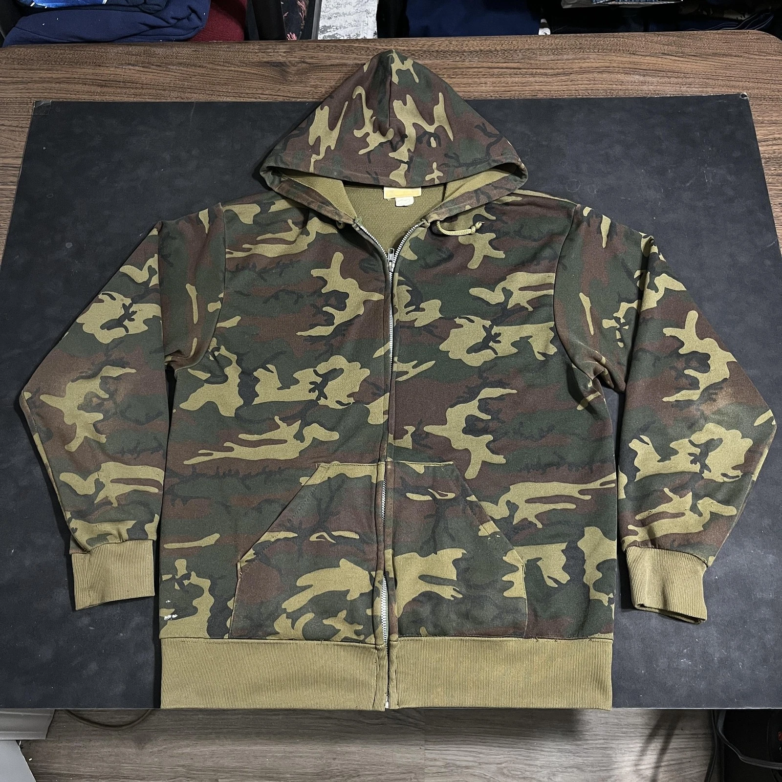 Vintage Camouflage Hoodie Thermal Lined 60s 1950s Sears Hercules Zip Camo Army
Opens in a new window