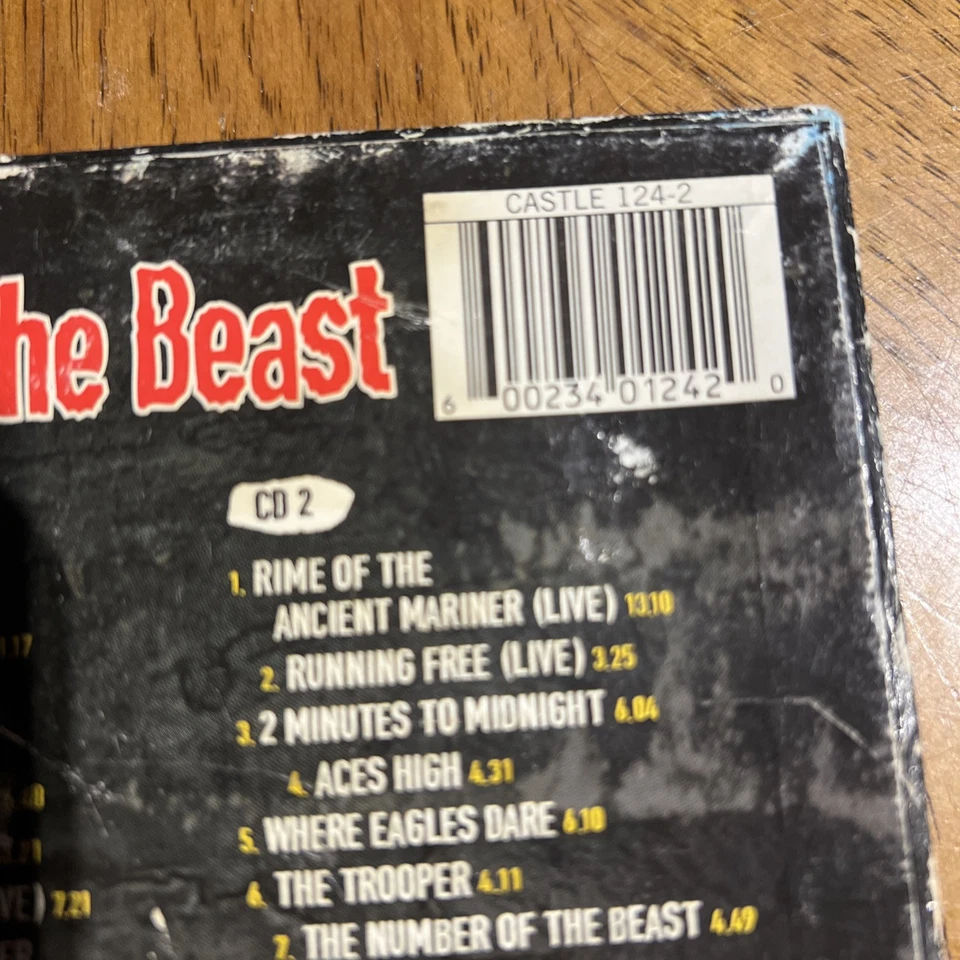 The Best of the Beast by Iron Maiden (2CD 1996 Castle Records) MISSING DISC Foto 4 de 4