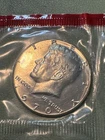 1970 D Kennedy BU Half Dollar 40% Silver From Mint Set In Mint Cello